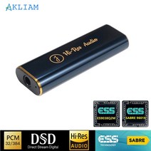 꼬다리DAC 블루투스 USB dac akliam es9038q2m 오디오 휴대용 hifi usb dac ess sabre9601k 헤드폰 증폭기 사운드 디코더 참조 잠자리, tc ios 어댑터 사용