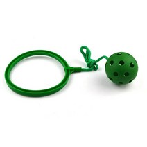 야외 클래식 점프 공 재미있는 장난감 운동 조정 및 균형 홉 놀이터 5 월 1PC, shuai jiao green