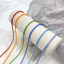 [3g]3mm 크리스탈 라운드 비즈 16종 2-2005 악세사리 반지 팔찌 목걸이 만들기, 반투명주황