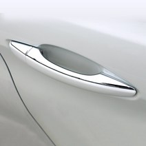 ABS CHROMED EXTERIOR 도어 핸들 커버 몰딩 푸조 3008 5008 GT 2017 /푸조 508, 기본