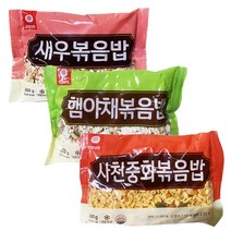 천일식품 새우볶음밥 300g+햄야채볶음밥 300g+사천중화볶음밥 300g