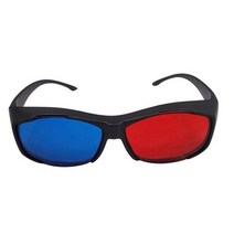 3D안경 2x 빨간색 및 청록색 안경은 3D 영화 게임 tv용 대부분의 처방 안경에 적합합니다 (클립 온 1 개, 01 style 1
