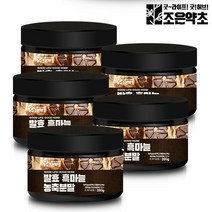 국산 발효 흑마늘 농축 추출분말 가루 200g 파우더, 5개