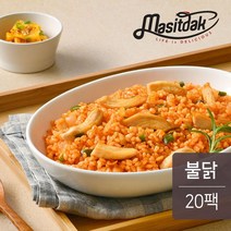 [랭킹닭컴] 맛있닭 닭가슴살 곤약볶음밥(파우치) 불닭 200gx20팩, 단품