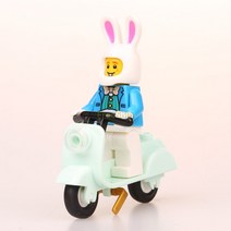 POGO 자전거와 스쿠터 레고호환블록, 샌드그린 스쿠터