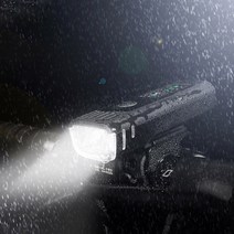 SR 스마트센서 자전거라이트 전조등 충전식라이트, 블랙