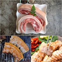 DAK_오겹살 돼지 통오겹살 수육 통바베큐 통오겹살구이용, 5.0cm, 2Kg
