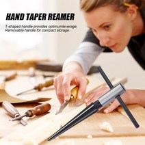 핸드리머 트리머 핸드 테이퍼 리머 라운드 생크 카운터 5-16mm 목재 금속 플라스틱 핀 홀 디버링, 한개옵션0