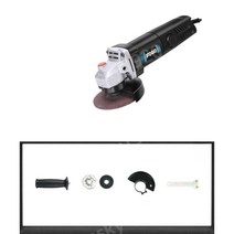 속도조절 그라인더 다용도 유선 5m 샌딩 핸드 그라인드, 기본(블랙)