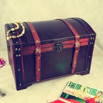 앤티크 자물쇠가 달린 나무상자 유럽풍 빈티지 수납 정리함 수납 나무상자 보물상자 밀실 소품상자 주문제작, 04. 쓰리피스 수트, 02. 원본(잠글 수 없음)