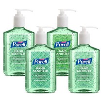 PURELL Hand Sanitizer Soothing Gel Refreshing Aloe 퓨렐 핸드 세니타이저 리프레싱 알로에 236ml 4병