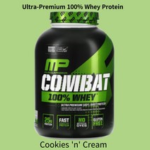 MPCombat 컴뱃 100%웨이 5lb 쿠키앤크림 70서빙 헬린이보충제 운동전후 프로틴