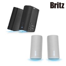 브리츠 BZ-LF11 2채널 게이밍 스피커 USB전원 PC 컴퓨터 노트북 북쉘프 스피커, 화이트
