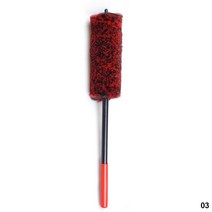 견고한 Auto Wheel Detailing Brush Bendable Woolies Car Cleaning Tools for Rim Tire Washing Easily Ha, 03 Large