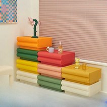 플라스틱 수납장 적재 아이방 원룸 감성 인테리어, 3단백색+검정+백색L50.5xW40.5xH62