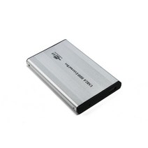 usb 2.0 노트북 ide 포트 하드 드라이브 디스크 인클로저 케이스 외부 2.5 inch hdd box caddy 알루미늄 합금 for laptop computer pc, 검은색