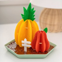 ms 민화샵 펠트가습기만들기 물의상태변화 인테리어소품연출, 파인애플