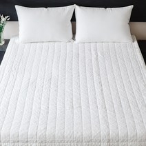 지밀베딩 60수 순면패드 바이오워싱 피그먼트 200x230 160x210 120x210, 화이트