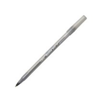 BIC 미디움 1.0mm 라운드 Stic 볼펜 블랙 Ink - 1 펜 BICGSM609BK