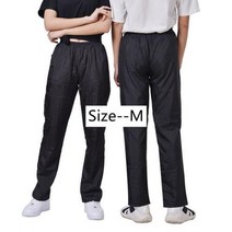 헤어캡 애완 동물 그루머 방수 작업복 가게 전단 붙지 않는 머리 위장 고양이 개 목욕 유니, black-trousers--M
