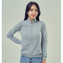 앱섹 EVSEG 100% 몽골 캐시미어 풀집업 여성니트 1618-175
