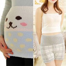 보온 배워머 복대 임산부 배를따듯하게 복부허리 수면, 힙워머-체크그레이