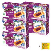 해태 후렌치파이 블루베리(+쥬시망고 2개 증정), 192g, 5개