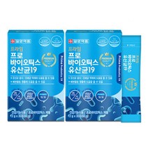 일양약품 19종유산균 프로바이오틱스 유산균 가루 분말 스틱형 30포 김치유산균 함유, 1개, 60g