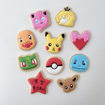 포켓몬쿠키 캐릭터 DIY 아이싱쿠키 노오븐 홈베이킹 쿠키키트, -, 1개