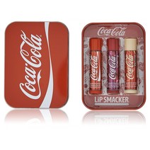 Lip Smacker Coca Cola Lip Balm 립스매커 코카콜라 립밤 3종 틴 케이스 4팩