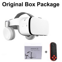 BOBOVR-Z6 업그레이드된 3D 안경 VR 헤드셋 구글 카드보드 가상 현실 안경 스마트폰용 무선 VR 헬멧, 중국, 블랙 051 포함