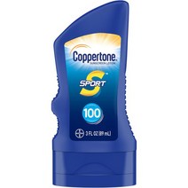 Coppertone 스포츠 선 스크린 로션 SPF 100 여행용 크기 85g 2팩