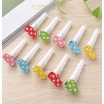 선물 코끼리 피리 나팔 생일 홈 파티 구디백 용품 6P, 블루_10p