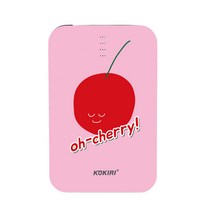 나이스 체리 일체형 보조배터리(5000mAH), (5핀+c타입)