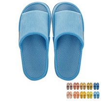 건강 refre 불면증 지압 사무실 거실 슬리퍼 실내화, 여자-하늘색