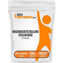 BulkSupplements. com 결정 셀룰로스 101 파우더 섬유 장 운동 불용성 250g 8.8온스, 3.52 Ounce (Pack of 1)