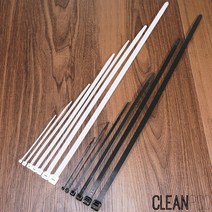 d09 동아뉴텍 케이블타이 200mm 백색/흑색 1000개, 백색(아이보리)