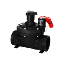 효신 전기 농업용 관수용 플라스틱 전자밸브 솔레노이드밸브 유량조절형 HPI 2050C AC 24V, 1개