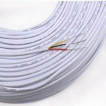 네트워킹 도구 툴 렌카드 네트워크 아답터 랜포트 2510M 28AWG UL2464 피복 와이어 케이블 채널 오디오 라인 2 3 4 5 6 7 8 9 10 코어 절연 구리 신호 제, 없음, White+2 Meters+2 Cores