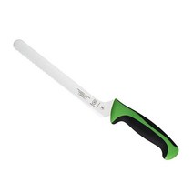 Mercer Culinary 밀레니아 컬러 핸들 나이프 레드 8인치, Green_Offset Wavy Edge Bread K