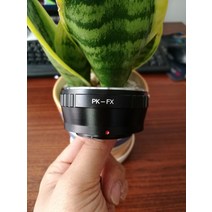펜탁스 K PK 마운트 렌즈 용 PK-FX 어댑터 후지 필름 X-Pro1 X-M1 M42 FX 호환 카메라, 한개옵션0