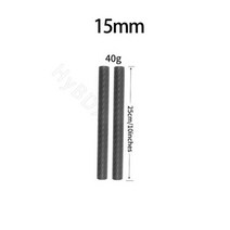 카메라악세사리 2 pcs 15mm19MMCarbon 섬유로드 DSLR 망원 렌즈 용 6 quot8quot10 quot12quot16 quot인치 길이 4K 8K 캐논 소니 카메라, 2PCS15MM10inch long