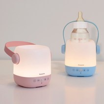 파나소닉 LED 신생아 수유등 무선 충전식 센서 무드등, 핑크