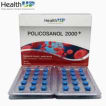 뉴질랜드 헬스업 폴리코사놀 2000 플러스 33.4mg 60캡슐 직구 피곤할때영양제