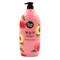 3mro샤워메이트 복숭아 바디워시 1200g, 상세페이지표기