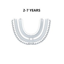 새로운 스마트 360 Degress U 소닉 전동 칫솔 키즈 실리콘 자동 울트라 소닉 칫솔 어린이 푸른 빛 치아 브, 25 2-7 years