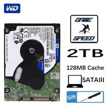 HDD wd 블루 2tb 2.5 sata iii 내부 하드 디스크 드라이브 2000gb