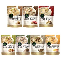 비비고 파우치 죽 (햇반 소프트밀) 7종 세트, 1세트