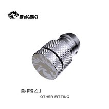 Bykski 물 B-FS3J/B-FS4J/PC 냉각 중지 피팅 ID9-10/12-13mm 소프트 튜브 호스 파이프 배수 어댑터, 06 red