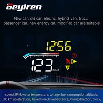 GEYIREN HUD OBD2 GPS 듀얼 시스템, M17, 협력사